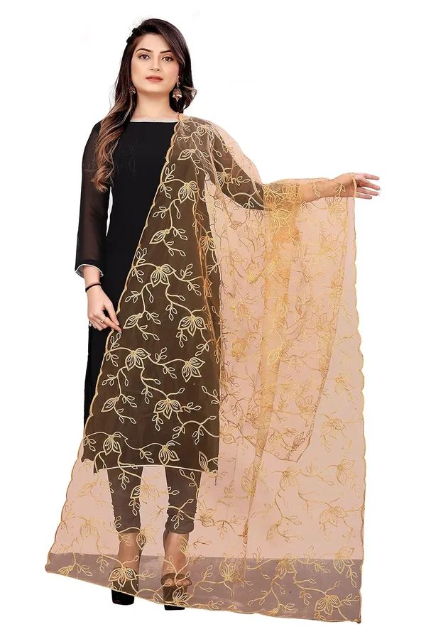 Designer_Women_Nylon_Net_Fancy_Embroidered_Dupatta_For_Women_Girl