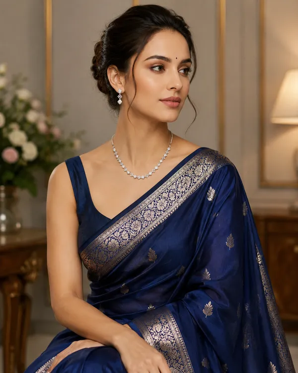 AMRITRATAN_Rhodium_Silver_Plated_Geometric_American_Diamond_Necklace_Set_with_Matching_Earrings_|_White_Stone_Designer_Jewellery_for_Women_&_Girls_|_Party,_Wedding_&_Festive_Wear
