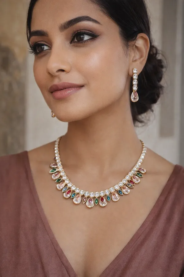 Multicolor_Crystal_Multi_Stone_American_Diamond_Necklace_Set_For_Women