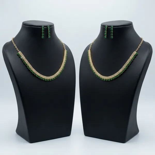 Green_American_Diamond_Cz_Stone_Gold_Toned_Necklace_Set_For_Women
