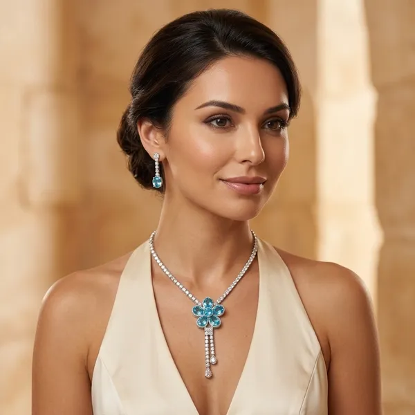Blue_Floral_American_Diamond_Necklace_Set_For_Women