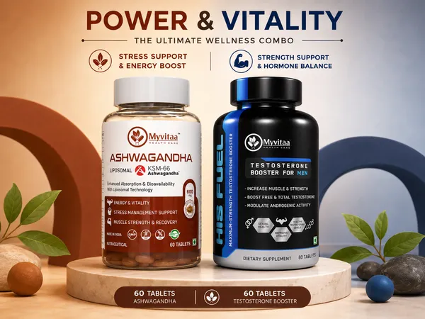 His_Fuel_Capsules_And_Ashwagandha_60_Tablets_Combo_Pack_Of_2