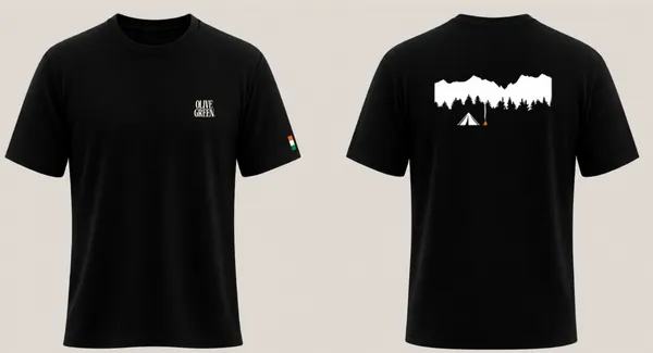 Olive_Green_Graphic_T-Shirt_-_Camping_-_Z_Black