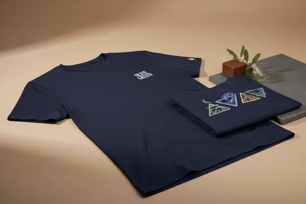 Olive_Green_Graphic_T-Shirt_-_4_Elements_-_Deep_Navy