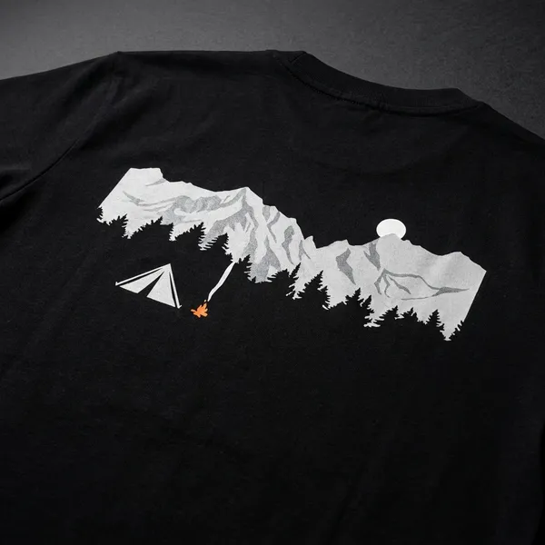 Olive_Green_Graphic_T-Shirt_-_Camp_Fire_-_Z_Black