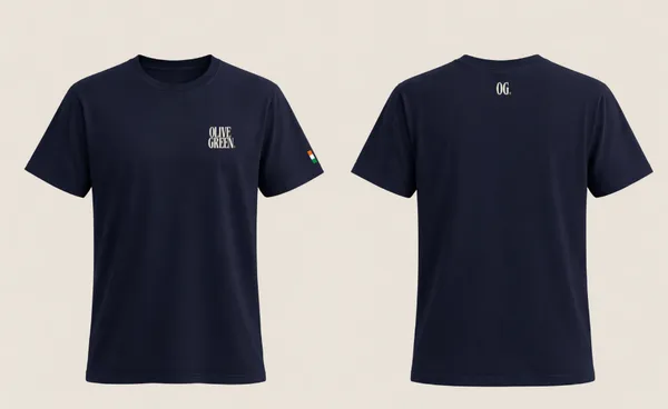 Olive_Green._T-Shirt_-_Crew_-_Deep_Navy
