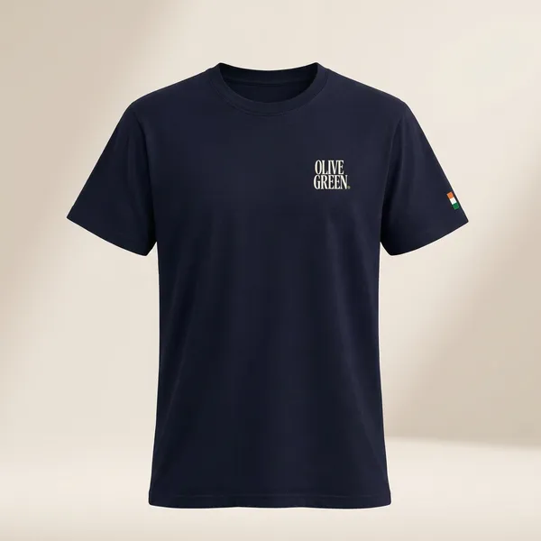 Olive_Green._T-Shirt_-_Crew_-_Deep_Navy