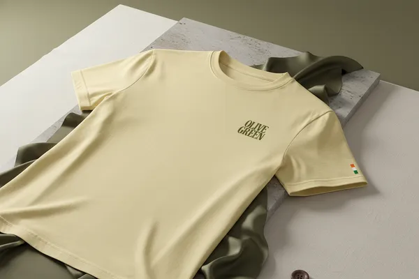 Olive_Green_Graphic_T-Shirt_-_The_Mission_-_Ivory