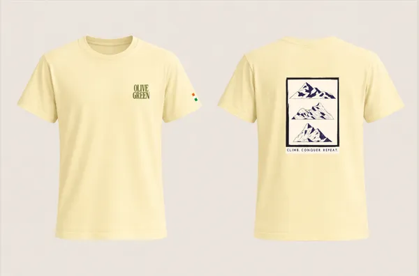 Olive_Green_Graphic_T-Shirt_-_CCR_-_Ivory
