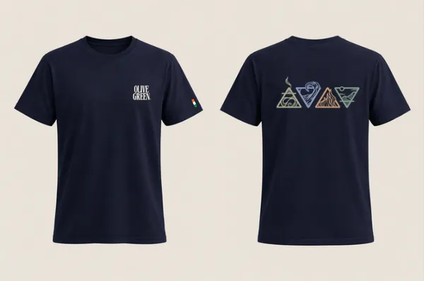 Olive_Green_Graphic_T-Shirt_-_4_Elements_-_Deep_Navy