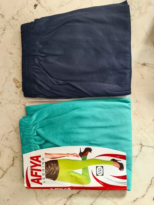 Blue_Navy_Cotton_Leggings_For_Women