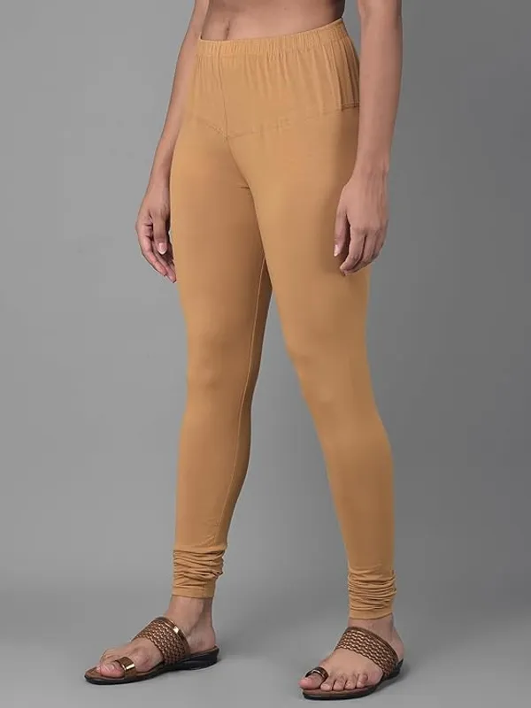 Beige_Cotton_Leggings_For_Women