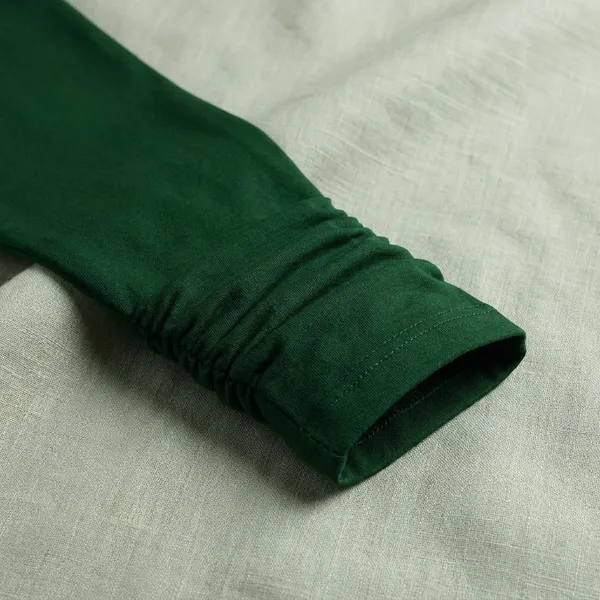 Green_Cotton_Leggings_For_Women