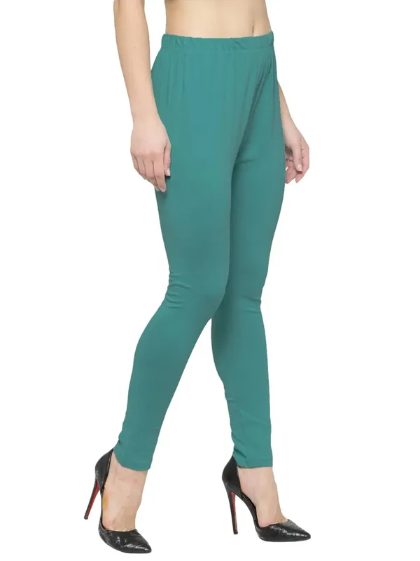 Blue_Cotton_Leggings_For_Women