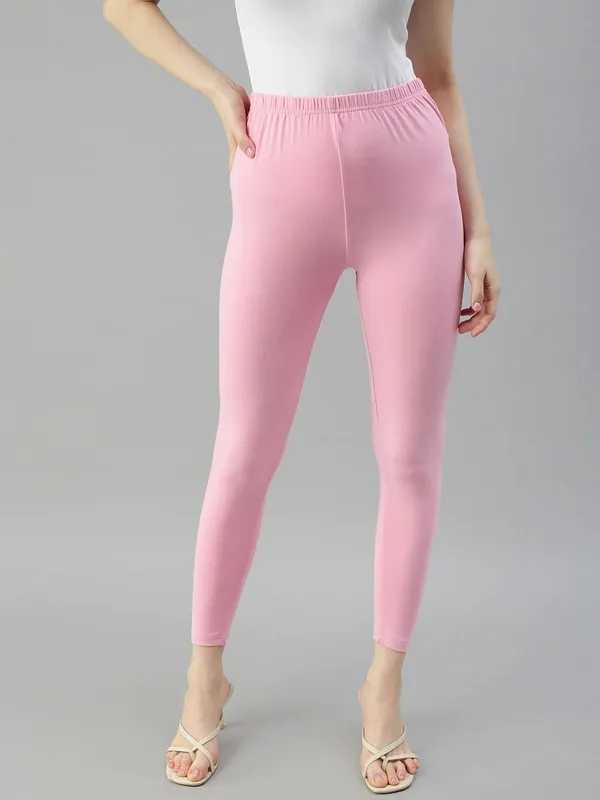 Baby_Pink_Cotton_Leggings_For_Women