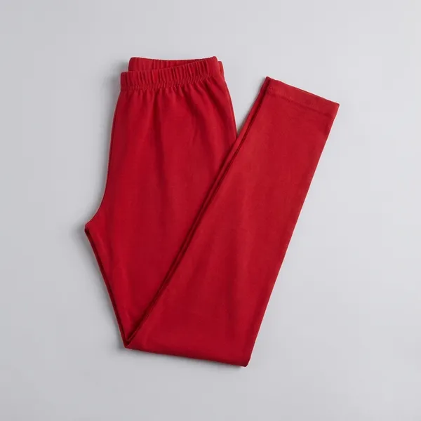 Red_Cotton_Leggings_For_Women