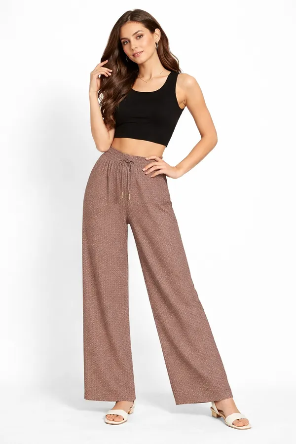 Brown_Cotton_Palazzo_For_Women