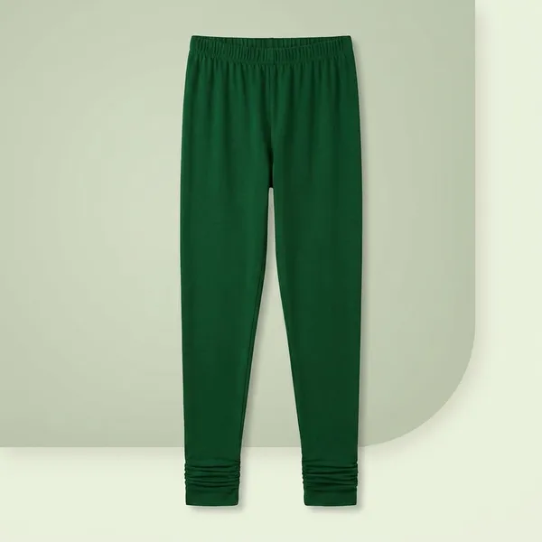 Deep_Green_Cotton_Leggings_For_Women