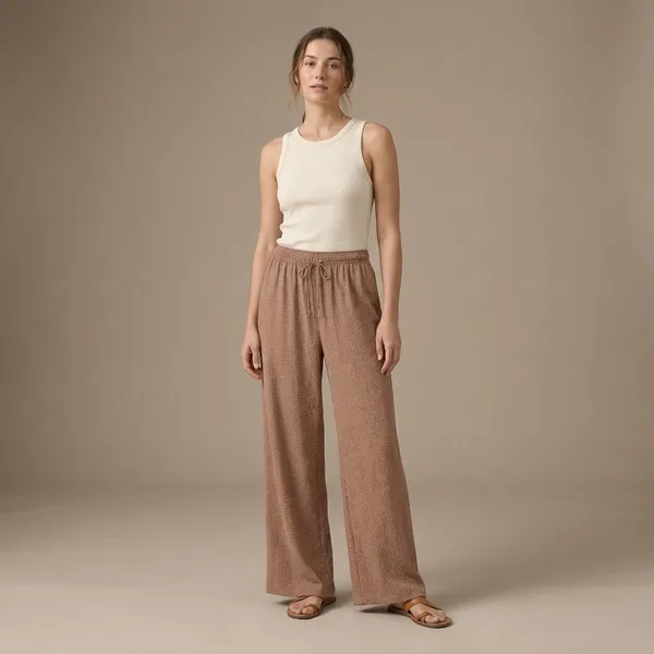 Brown_Cotton_Palazzo_For_Women