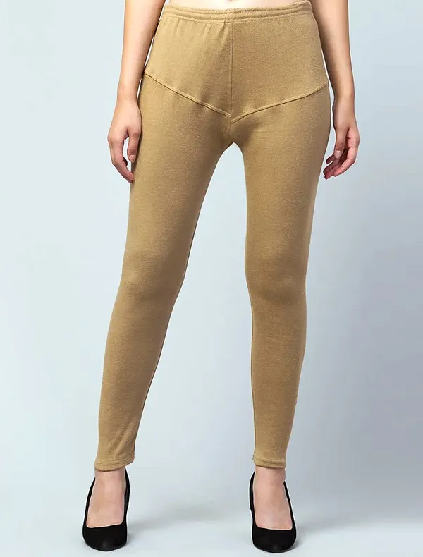 Beige_Cotton_Leggings_For_Women