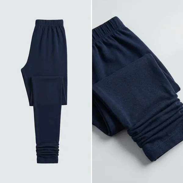 Navy_Cotton_Leggings_For_Women