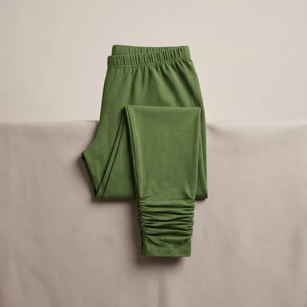 Green_Cotton_Leggings_For_Women