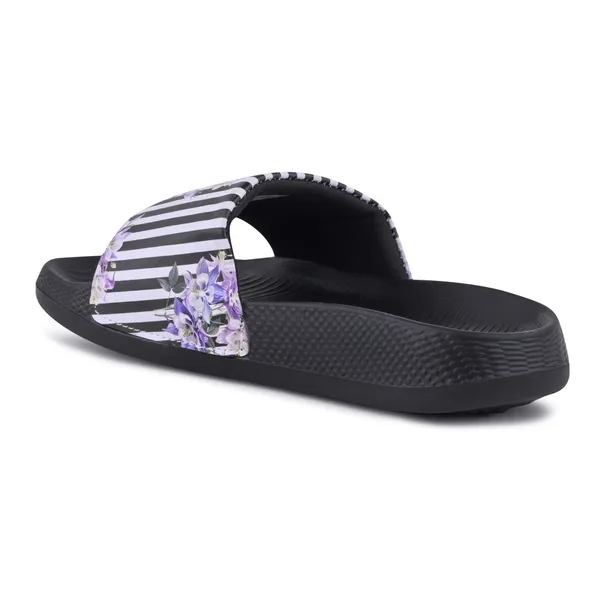Black_Floral_Stylish_Casual_Slip_On_Flip_Flops_For_Women