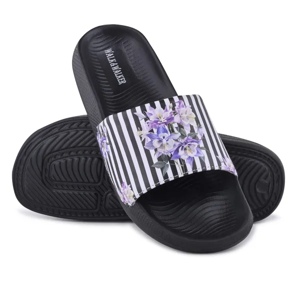 Black_Floral_Stylish_Casual_Slip_On_Flip_Flops_For_Women