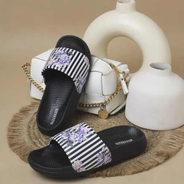 Black_Floral_Stylish_Casual_Slip_On_Flip_Flops_For_Women