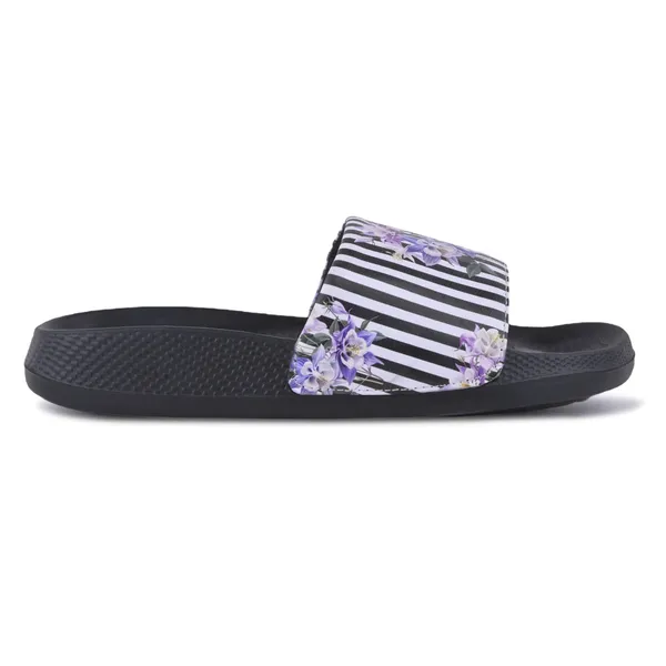 Black_Floral_Stylish_Casual_Slip_On_Flip_Flops_For_Women