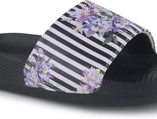 Black_Stylish_Casual_Slip_On_Flip_Flops_For_Women