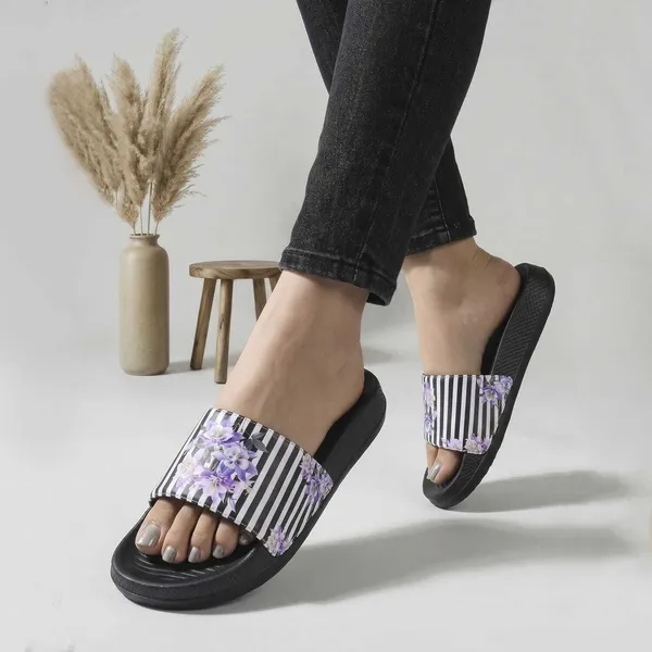 Black_Stylish_Casual_Slip_On_Flip_Flops_For_Women
