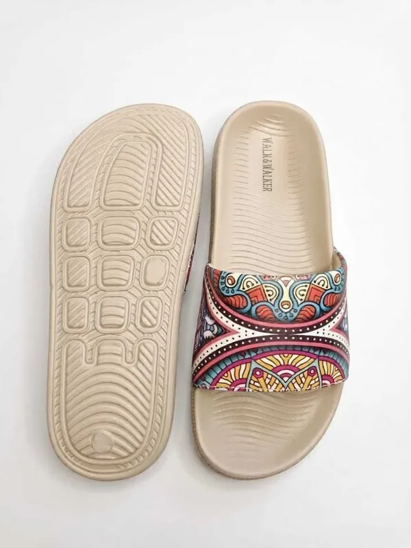 Beige_And_Multicolor_Stylish_Casual_Slip_On_Flip_Flops_For_Women
