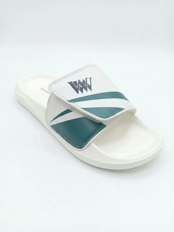 WALK_&_WALKER_Men’s_Comfortable_White_Slide_Slippers_|_Premium_Casual_Bathroom_&_Outdoor_Slippers_with_Soft_Cushioned_Footbed,_Adjustable_Strap,_Anti-Slip_Sole_&_Lightweight_Design_|_Everyday_Wear_Footwear_for_Men