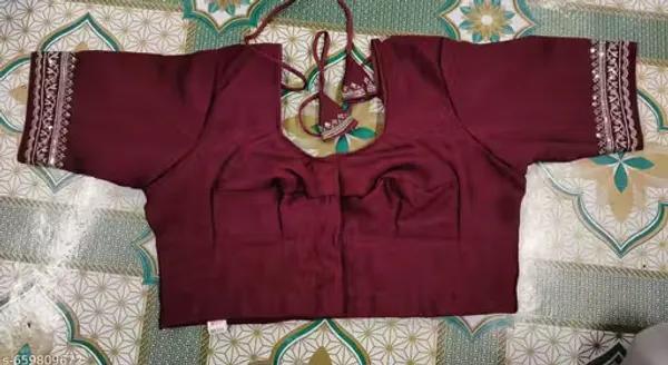 Purple_Vichitra_Silk_Gold_Border_Embroidered_Blouse_For_Women