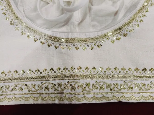 White_Vichitra_Silk_Embroidered_Blouse_For_Women