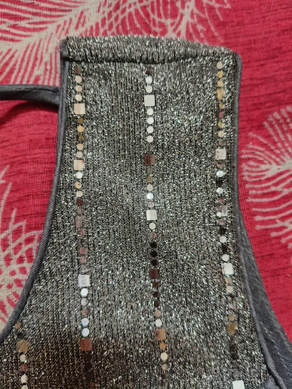 Grey_Vichitra_Silk_Sequin_Embellished_Halter_Blouse_For_Women