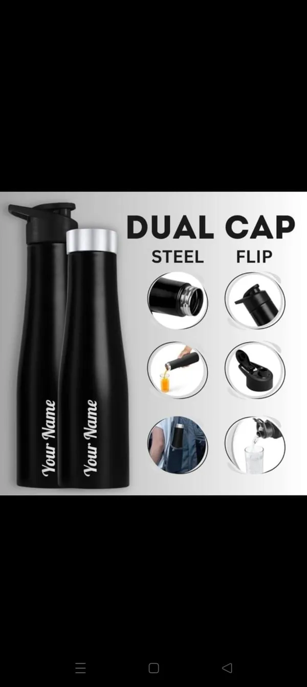 Stainless_Steel_Dual_Cap_Black__Water_Bottle