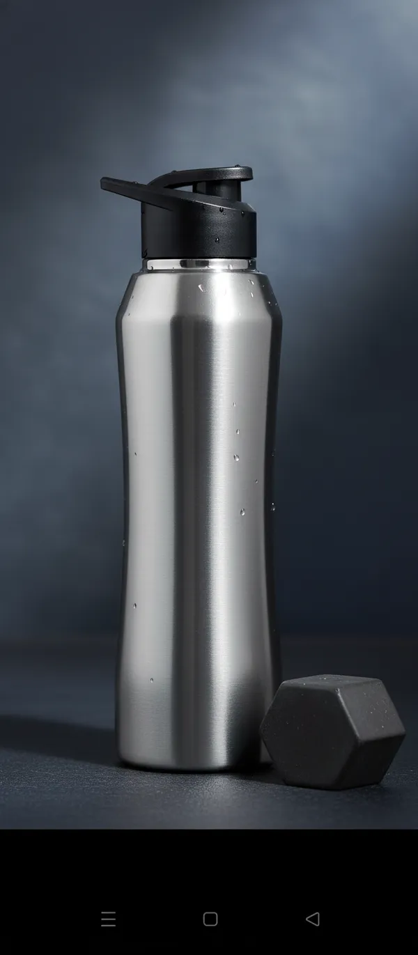 Stainless_Steel_Sports_Water_Bottle_Flip_Spout_Lid_750Ml