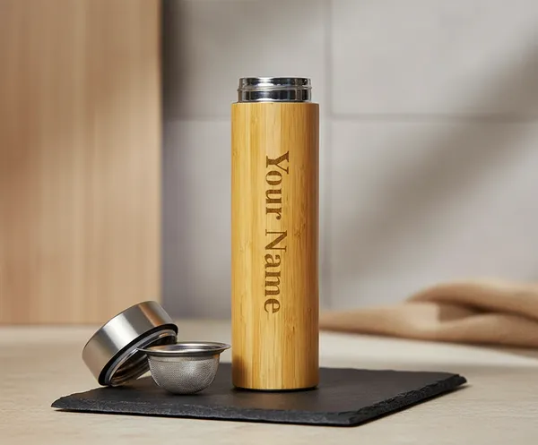 Stainless_Steel_Bamboo_Insulated_Water_Bottle_With_Strainer