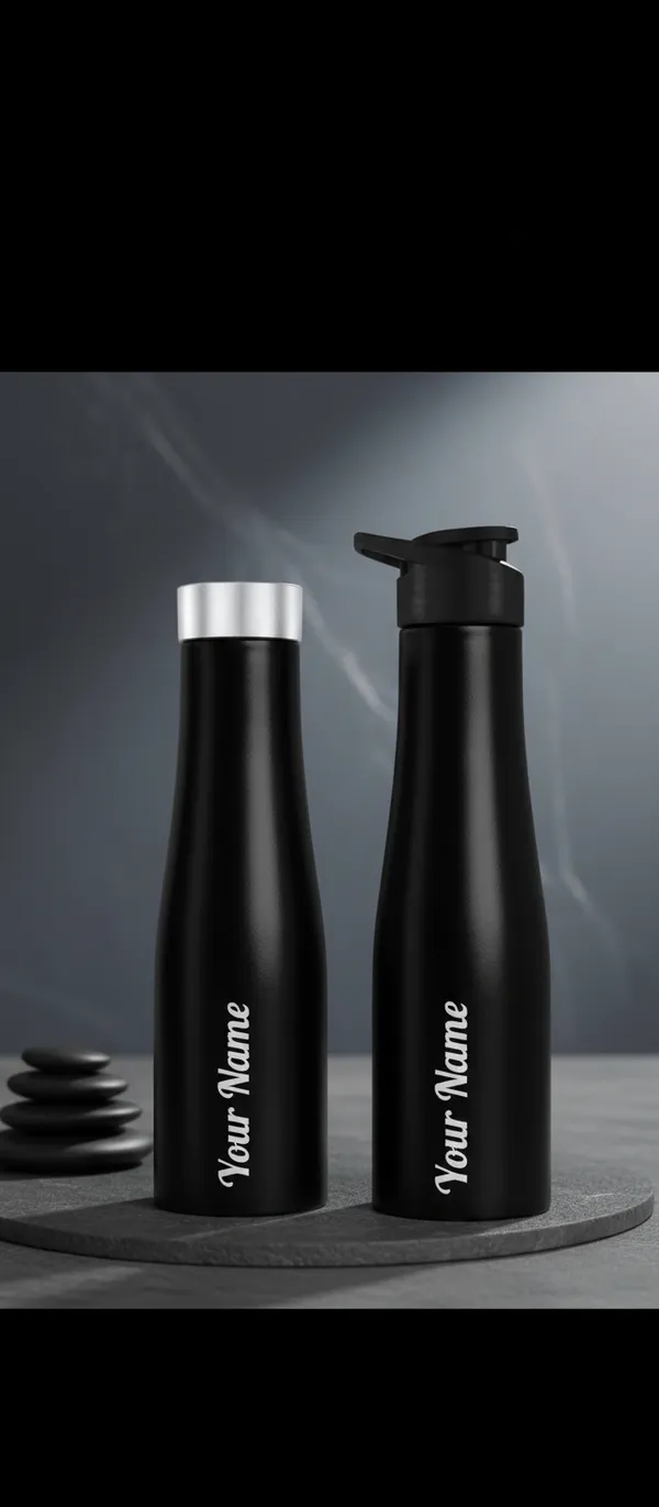 Stainless_Steel_Dual_Cap_Black__Water_Bottle
