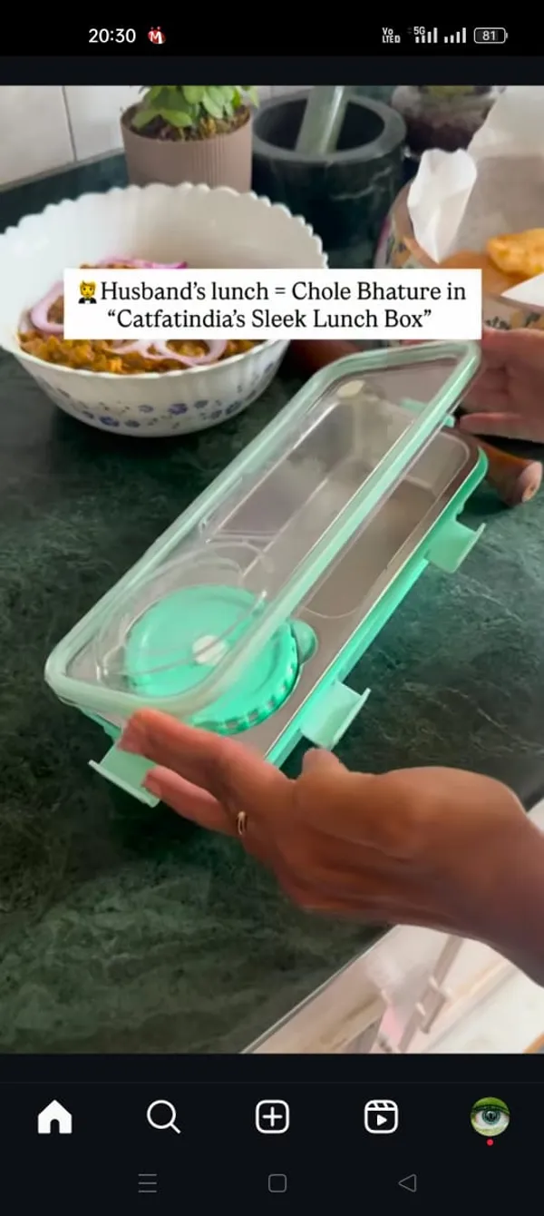 Stainless_Steel_Green_3_Compartment_Leakproof_Lunch_Box