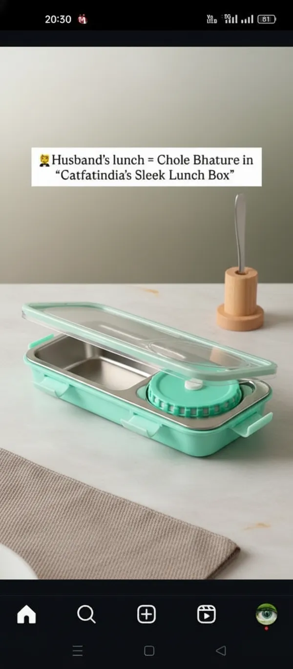 Stainless_Steel_Green_3_Compartment_Leakproof_Lunch_Box