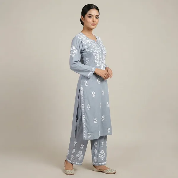 Grey_Cotton_Salwar_Suit_Set