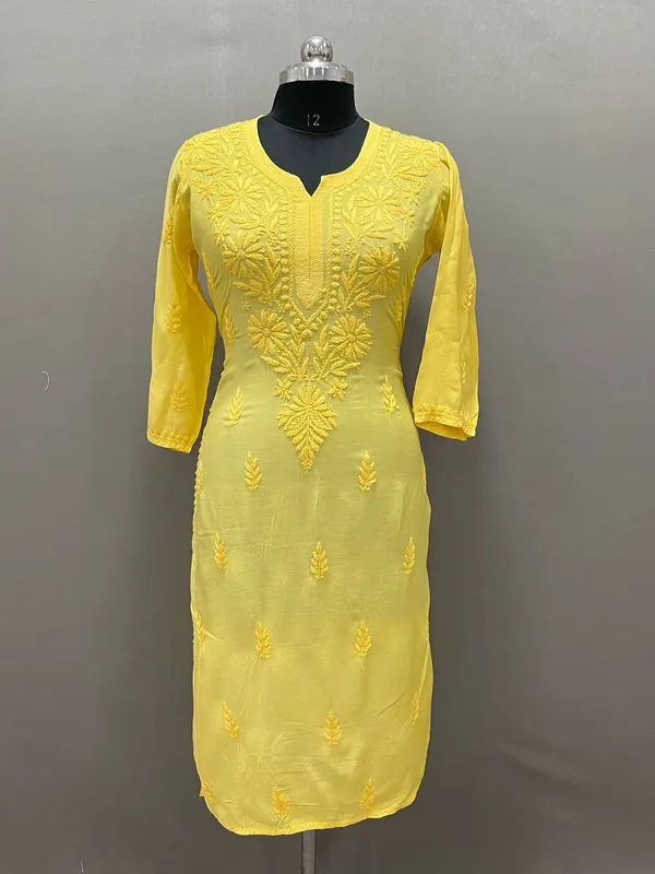 Yellow_Muslin_Kurti