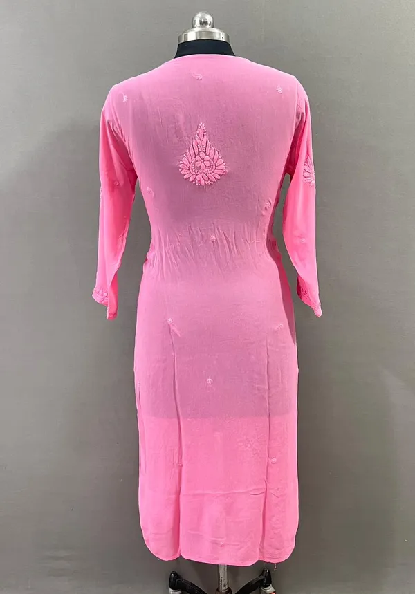 Pink_Viscose_Kurti
