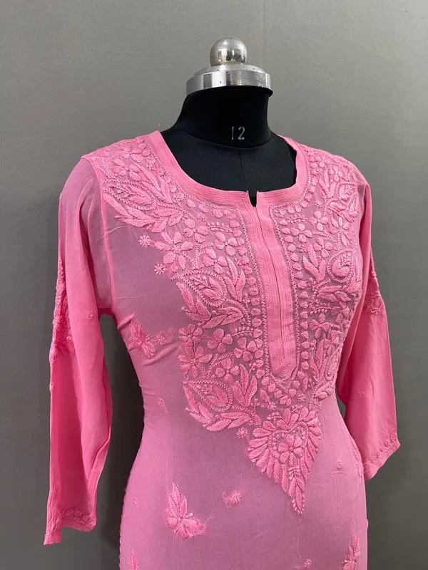 Pink_Viscose_Kurti