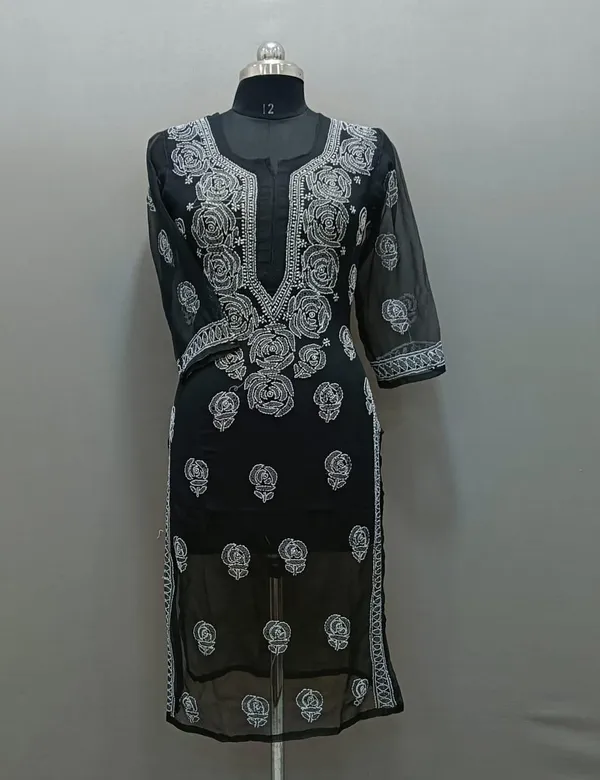 Black_Georgette_Kurti_-_Unstitched
