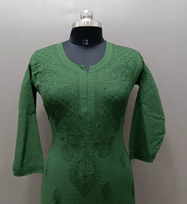 Green_Mul_Mul_Cotton_Kurti