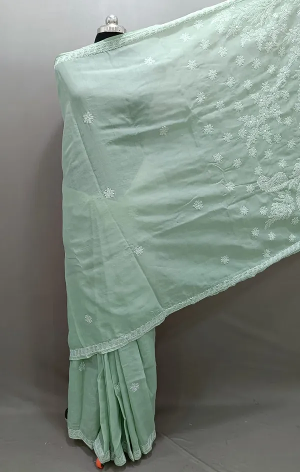 Mint_Green_Cotton_Saree
